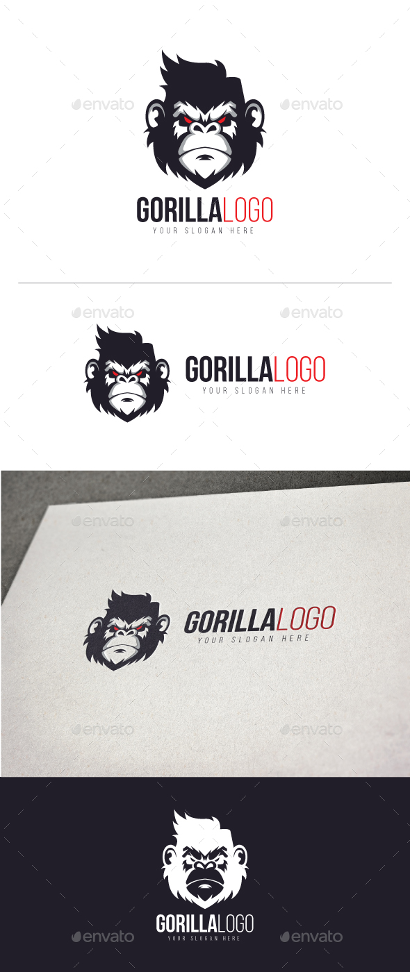 Gorilla Logo - Animals Logo Templates