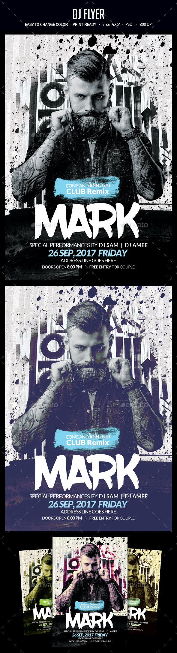 Dj Flyer - Clubs & Parties Events