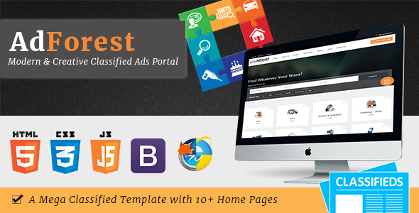 Awesome AdForest - Largest Classified Marketplace Ads Template + RTL