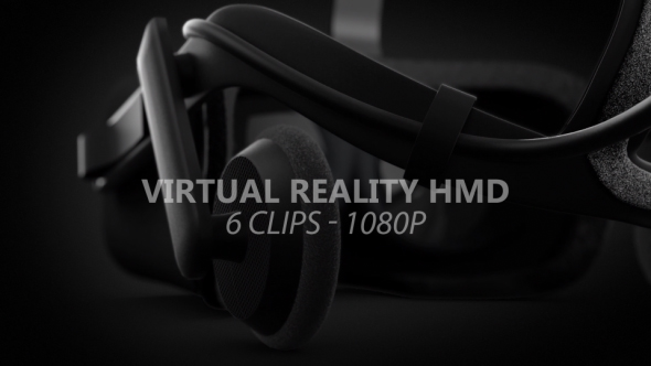 Black Rift Virtual Reality HMD
