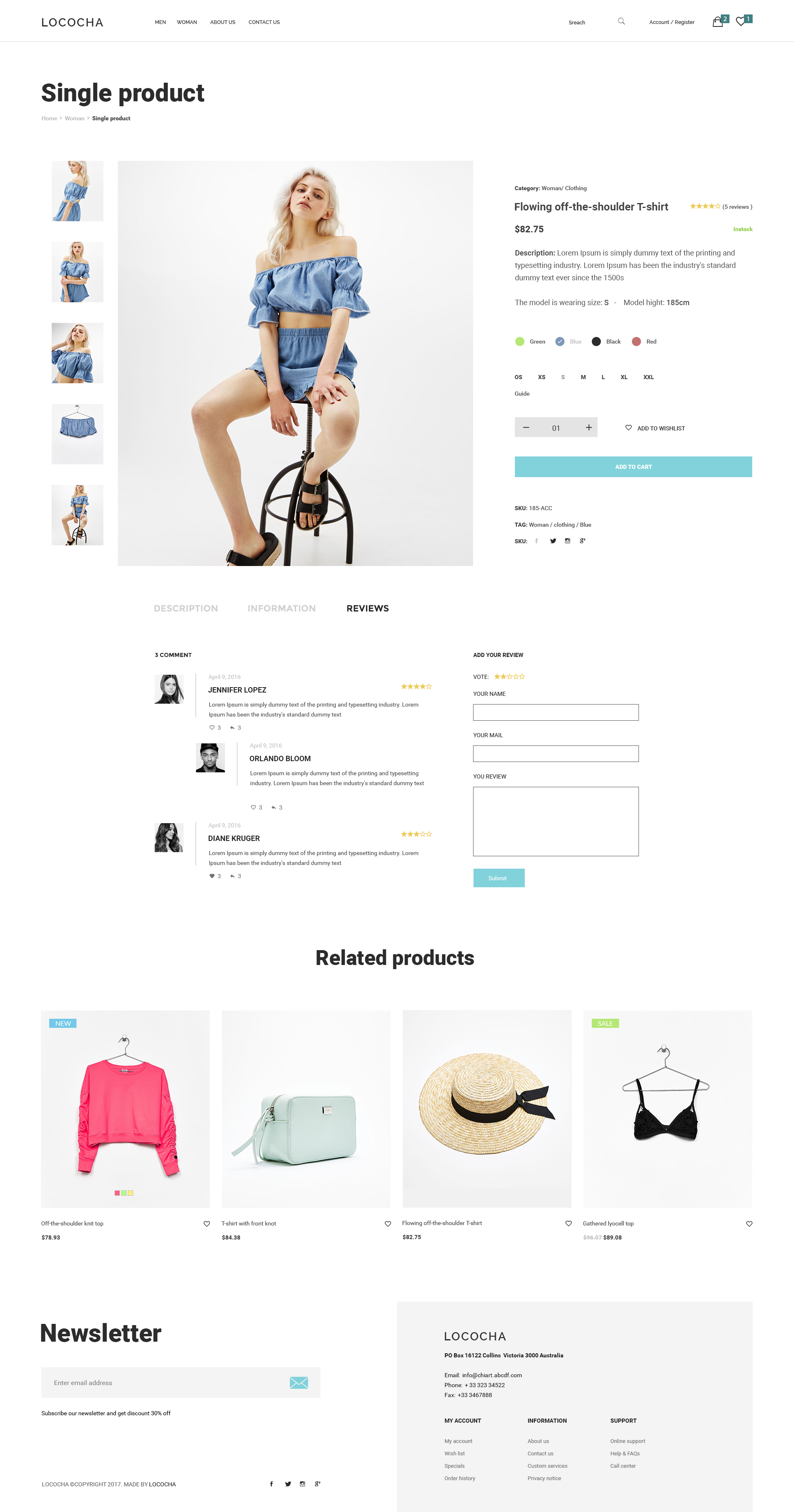 Lococha - Expert eCommerce PSD Template for Fashion Stores