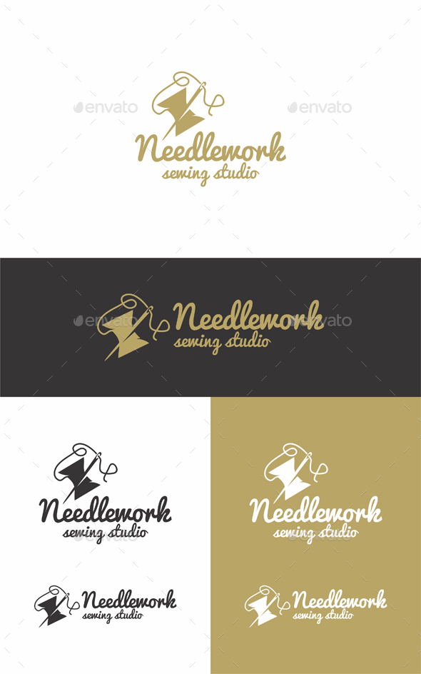 Needlework - Objects Logo Templates
