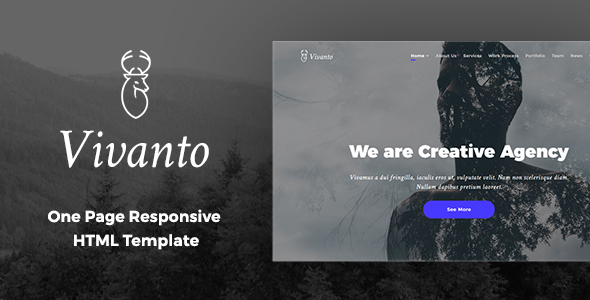 Vivanto – Multipurpose Creative Website HTML5 & CSS3 Template