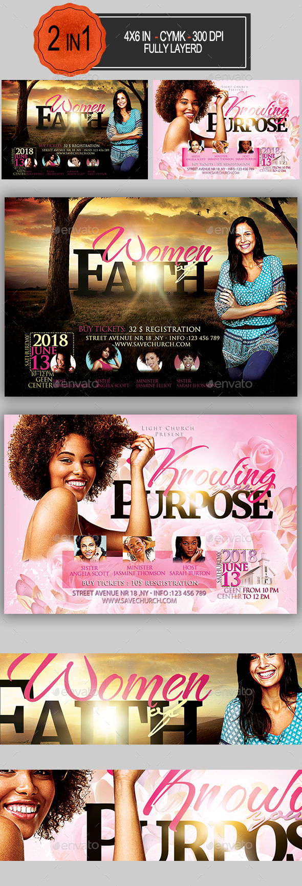Multipurpose Church Flyer Bundle - Church Flyers