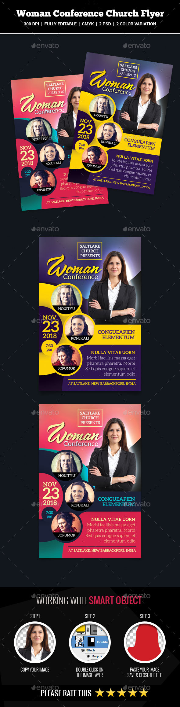 Woman Conference Church Flyer - Church Flyers