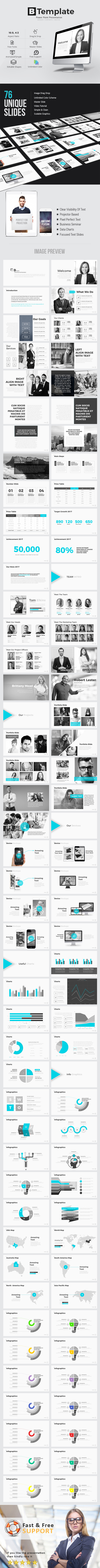 B Template Power point Presentation - Business PowerPoint Templates