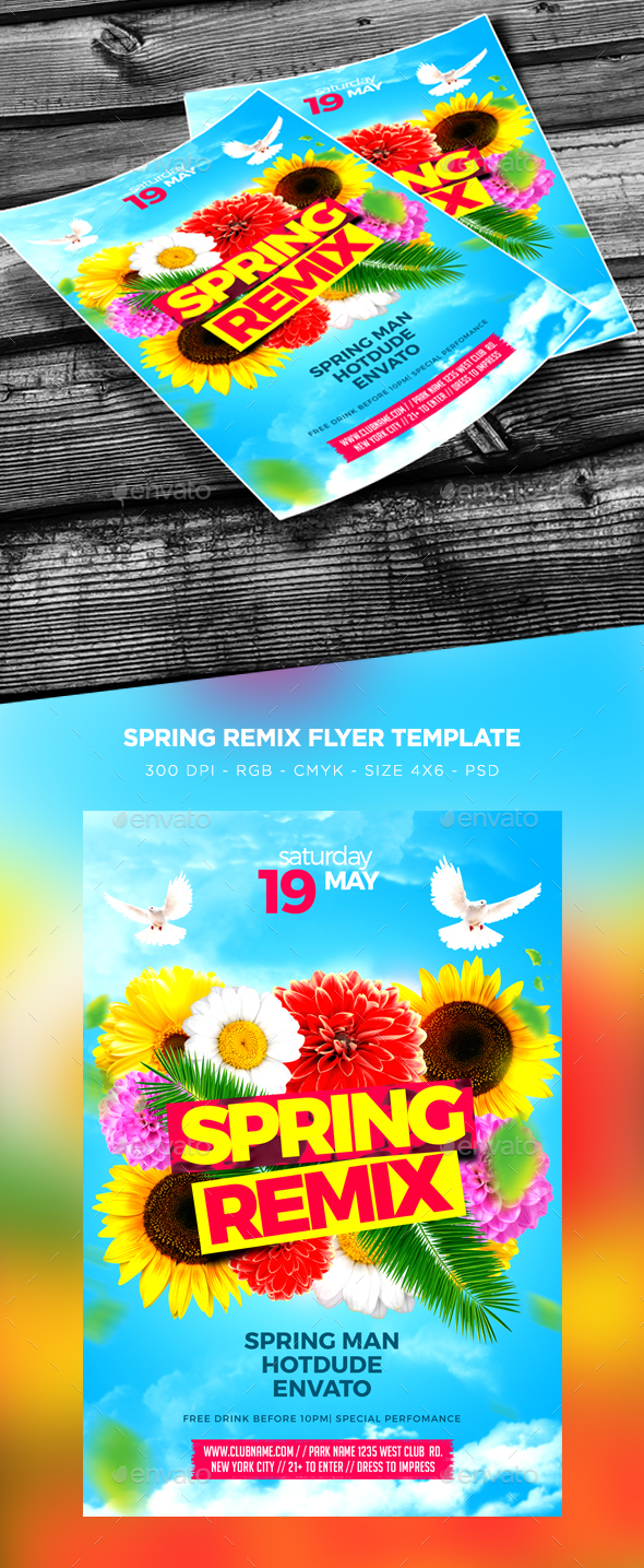 Spring Remix Flyer