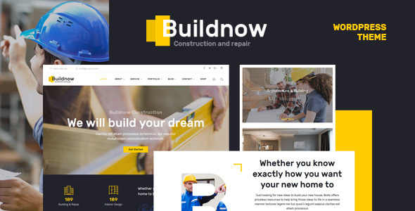 Buildnow - Construction & Building WordPress Theme - Business Corporate
