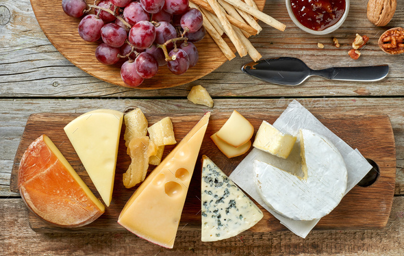 various types of cheese - Stock Photo - Images