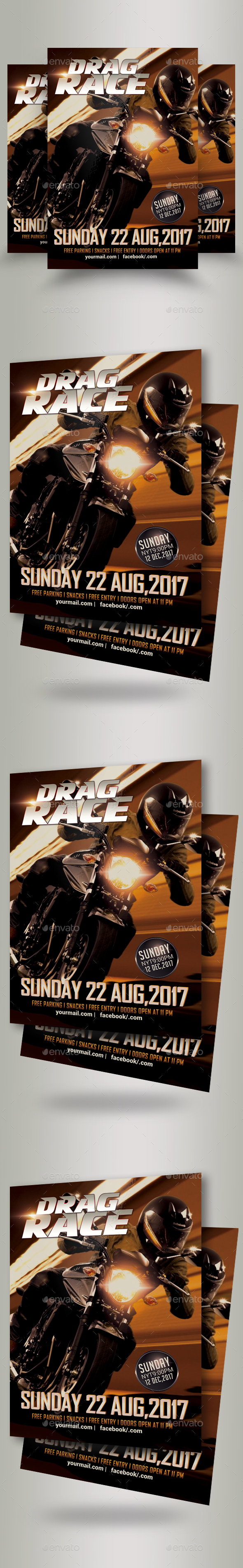 Bike Racing Flyer Template - Sports Events
