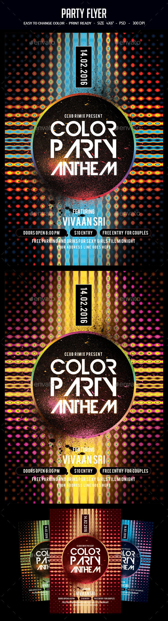 Party Flyer - Clubs & Parties Events