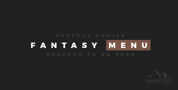 Enestife - Fantasy MegaMenu Responsive - CodeCanyon Item for Sale