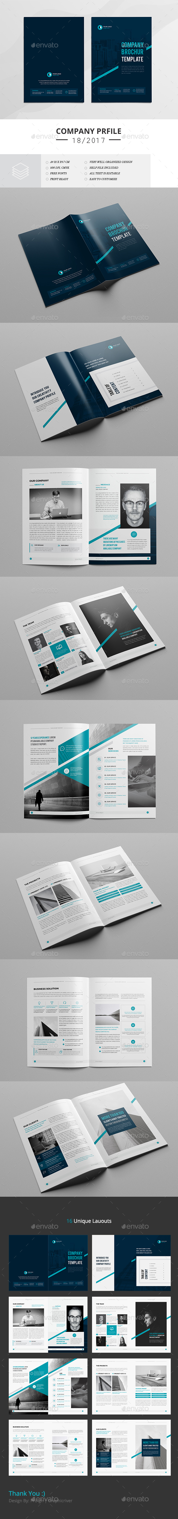Company Profile 16 Pages - Corporate Brochures