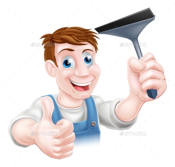 Squeegee Window Cleaner Stock Vector by ©Krisdog 99922232