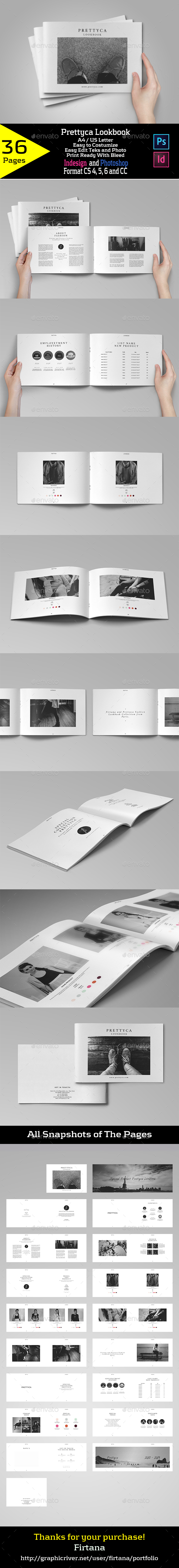 Prettyca Lookbook - Portfolio Brochures