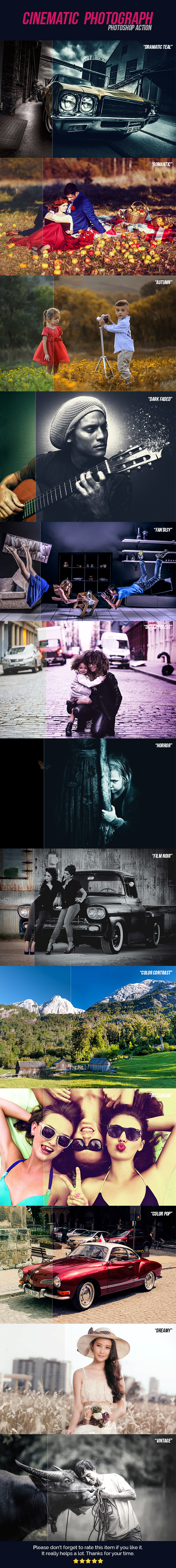 Cinematic Photograph - Photo Effects Actions