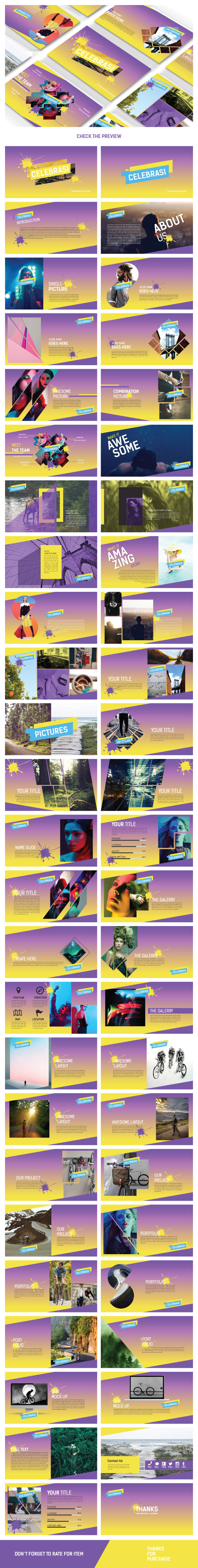 Celebrasi Keynote Template - Creative Keynote Templates