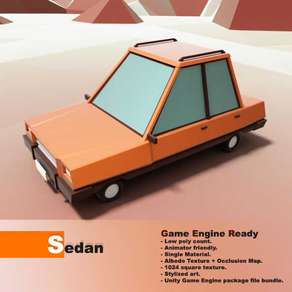 Low Poly Vehicle - 3Docean 19772872