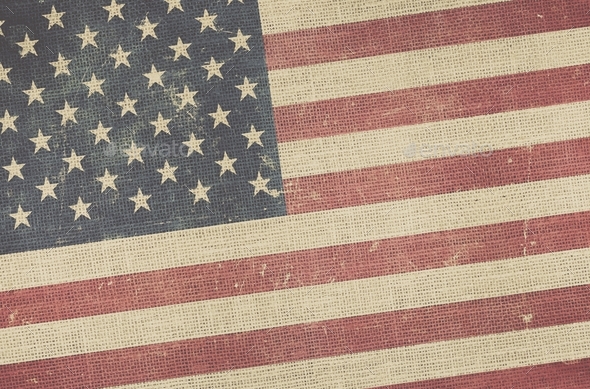 American Flag Canvas Background Stock Photo by duallogic | PhotoDune