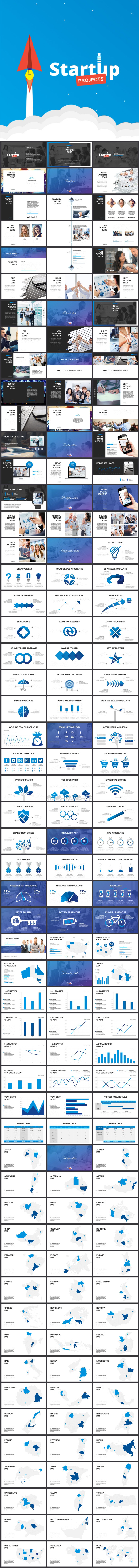 StartUp Projects - Business PowerPoint Templates