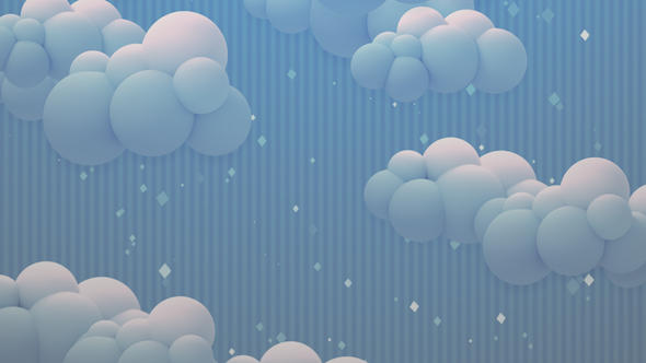 Cartoon Clouds At Night Background By Tykcartoon Videohive