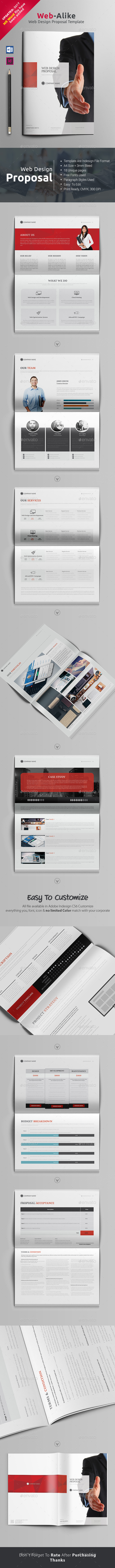 Web Proposal Word - Proposals & Invoices Stationery