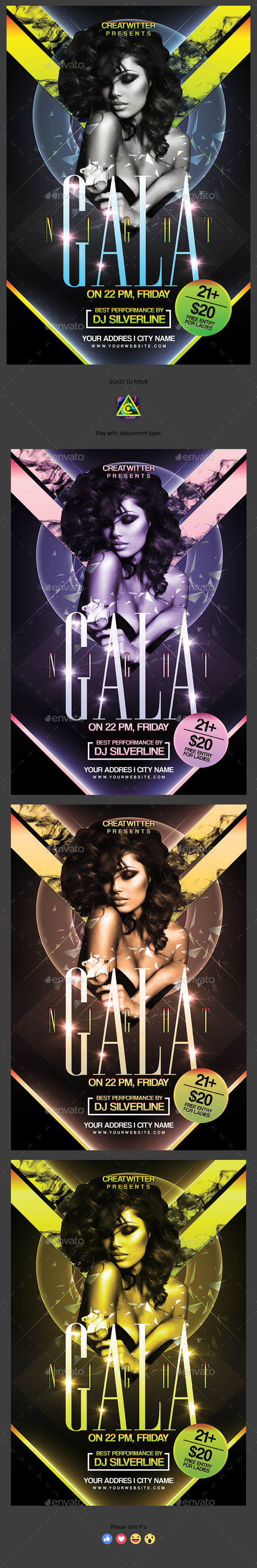 Gala Night Flyer - Clubs & Parties Events