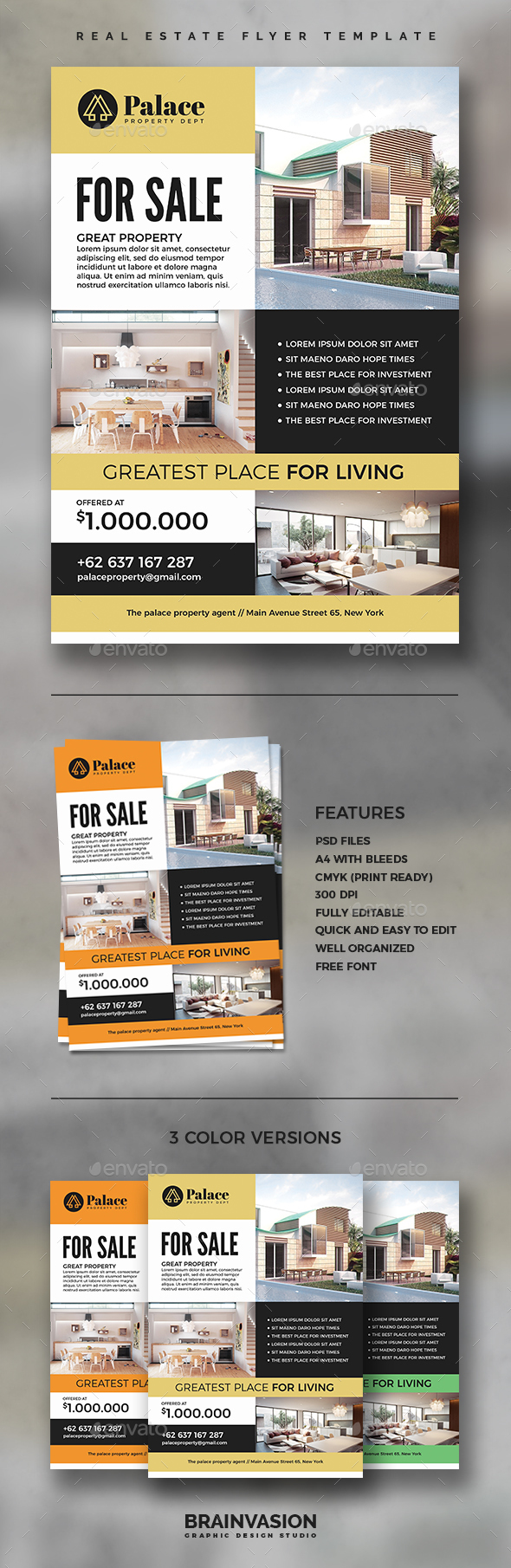 Real Estate Flyer Template Vol.03 - Corporate Flyers