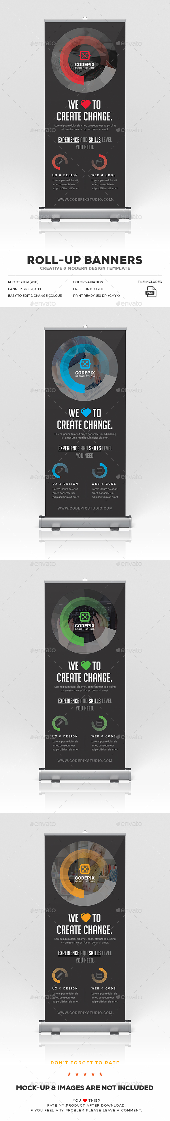 Roll-Up Banner - Signage Print Templates