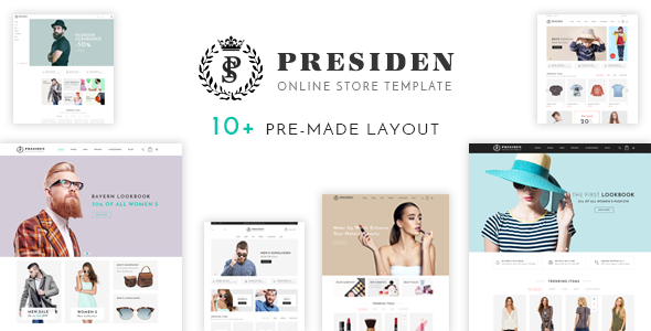 Presiden - Multistore Responsive Magento Theme - Fashion Magento