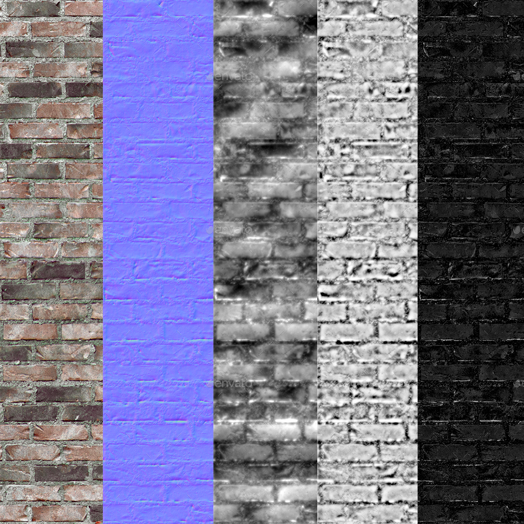 Recycled Bricks Seamless Texture by Lucky_Fingers | 3DOcean