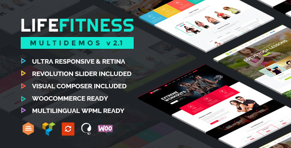 Life Fitness - Gym&Sport WordPress Theme - Health & Beauty Retail