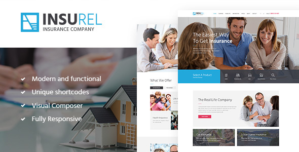 InsuRel | Insurance & Finance Theme - Business Corporate