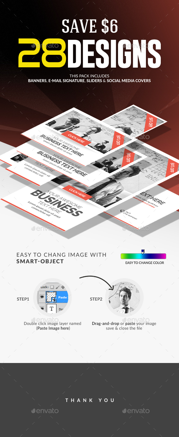 Combo Pack - Banners & Ads Web Elements