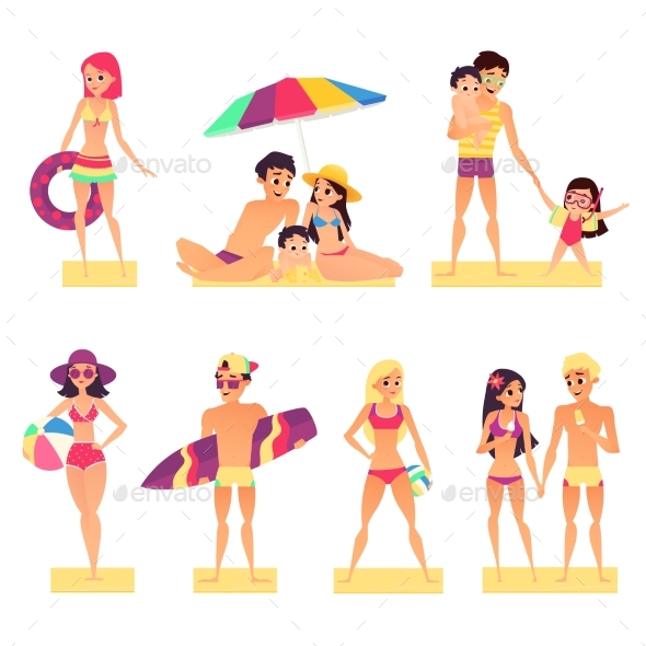 People on Vacation - People Characters