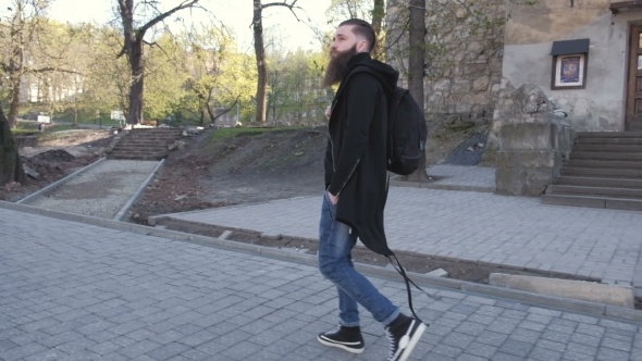 VideoHive Young Attractive Cheerful Man with Dark Hair with a Beard Wearing a Shirt and a Black Jacket 19784232 VideoHive Young Attractive Cheerful Man with Dark Hair with a Beard Wearing a Shirt and a Black Jacket 19784232