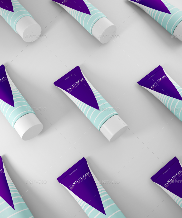 Download Cosmetic Tube / Hand Cream Mock-Up by tzdesign | GraphicRiver