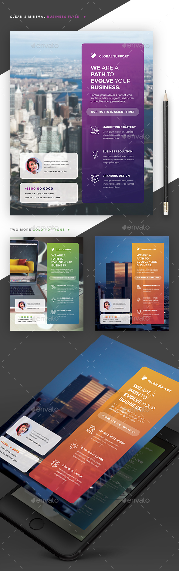 Minimal Corporate Flyer - Corporate Flyers