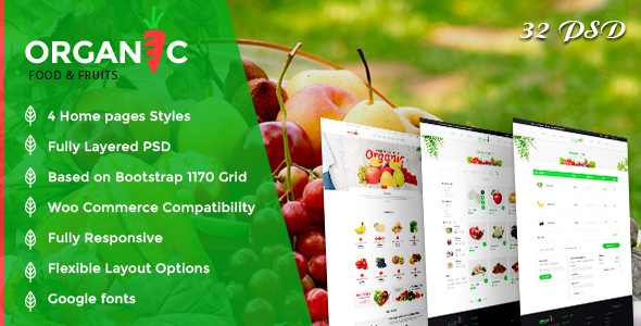 Organic Foods and - ThemeForest 19788205