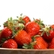Strawberry in a Wooden Bowl Rotates on a Turntable - VideoHive Item for Sale