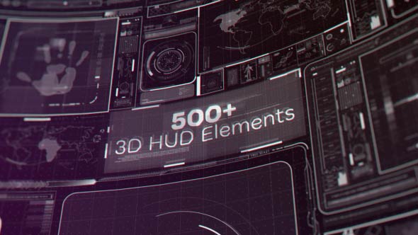 HUD Motion Graphics - VideoHive 19788691