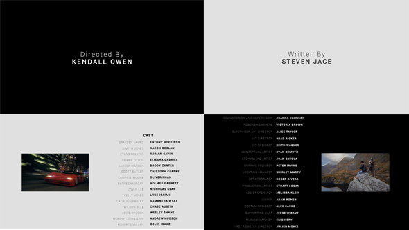 Film Credits - VideoHive 19762266