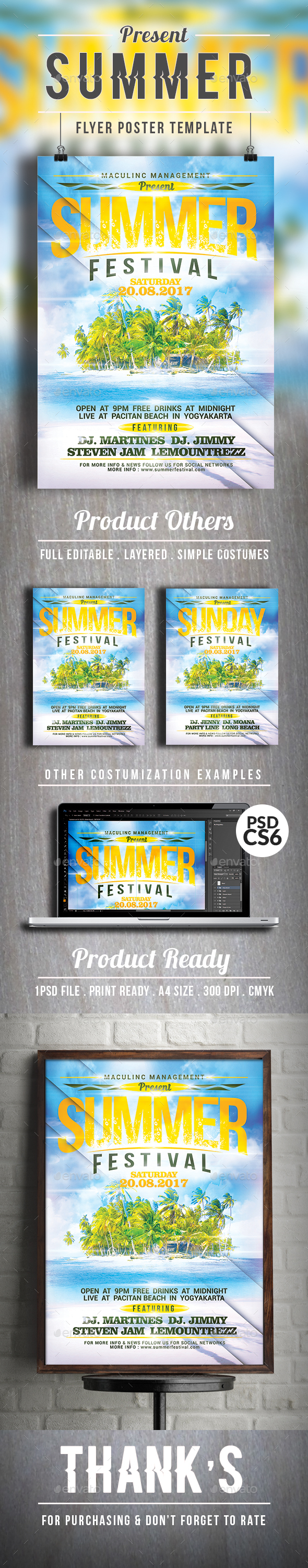 Summer Flyer/ Poster Vol.3