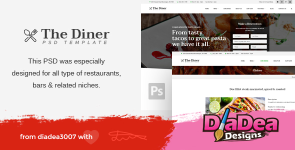 The Diner - ThemeForest 19791612