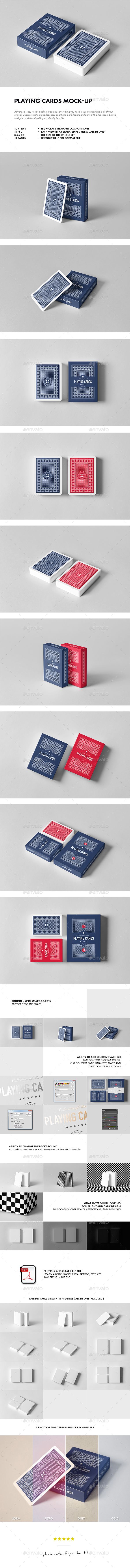 Playing Cards Mock-up - Miscellaneous Packaging