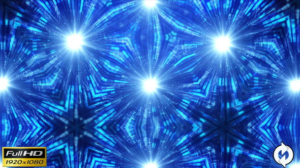 VJ Abstract Background With Lights - Kaleido V.2