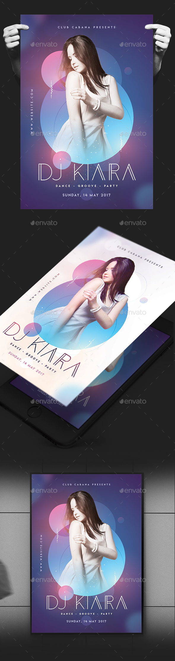 Elegant Dj Flyer - Clubs & Parties Events