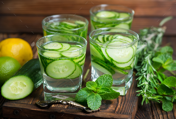cucumber drink - Stock Photo - Images