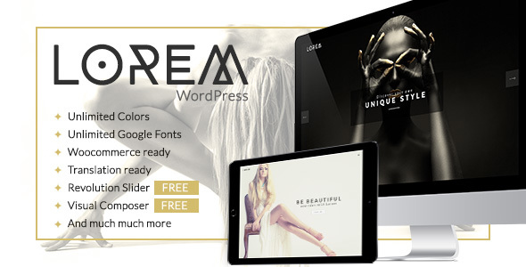 Lorem - Premium Creative Art and Business Multipurpose WP Theme - Creative WordPress