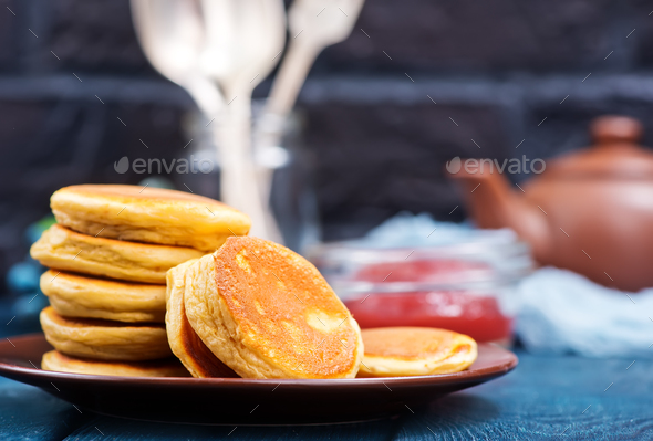 fresh pancakes - Stock Photo - Images